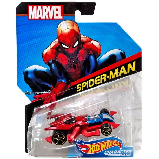 Details about   2014 Marvel SPIDER-MAN 4/8 ☆SPIDER RIDER☆Red/Blue/White☆Hot Wheels Walmart Ex